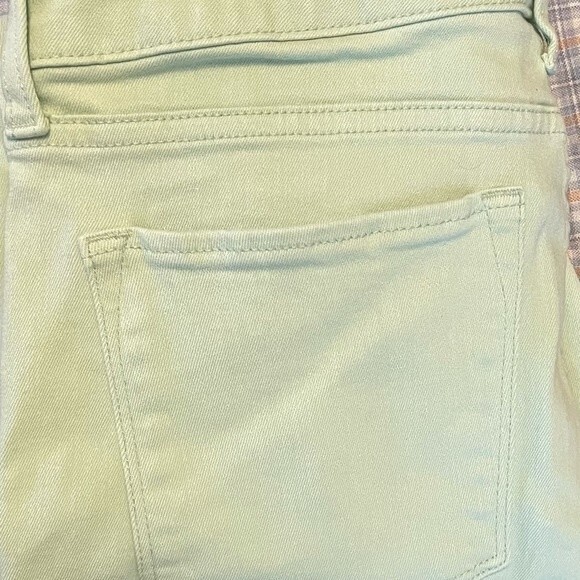 Banana Republic Skinny Fit Lime Green 5 Pocket Women Pants Size 29/8 - Picture 10 of 10